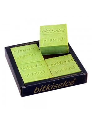 Bitkiselce Doğal Defne Sabunu - Cilde Ferahlık ve Canlılık Verir, El Yapımı Sabun 450 gr.